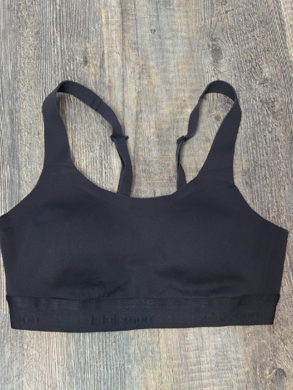 lululemon athletica Black Seamless Scoop Bralette
